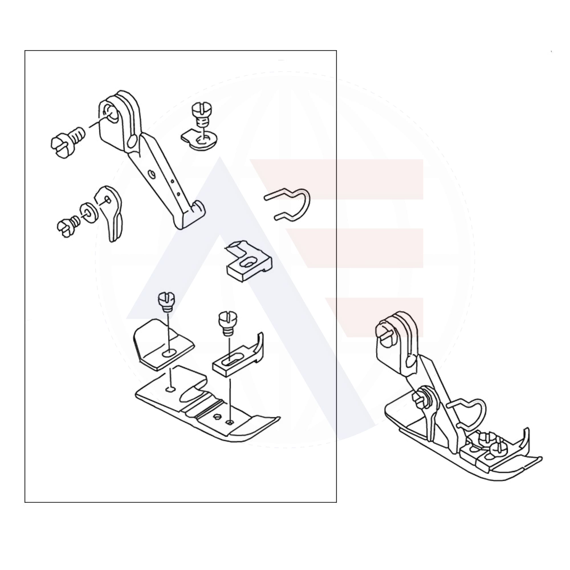 11876166 Presser Foot Sewing Machine Spare Parts