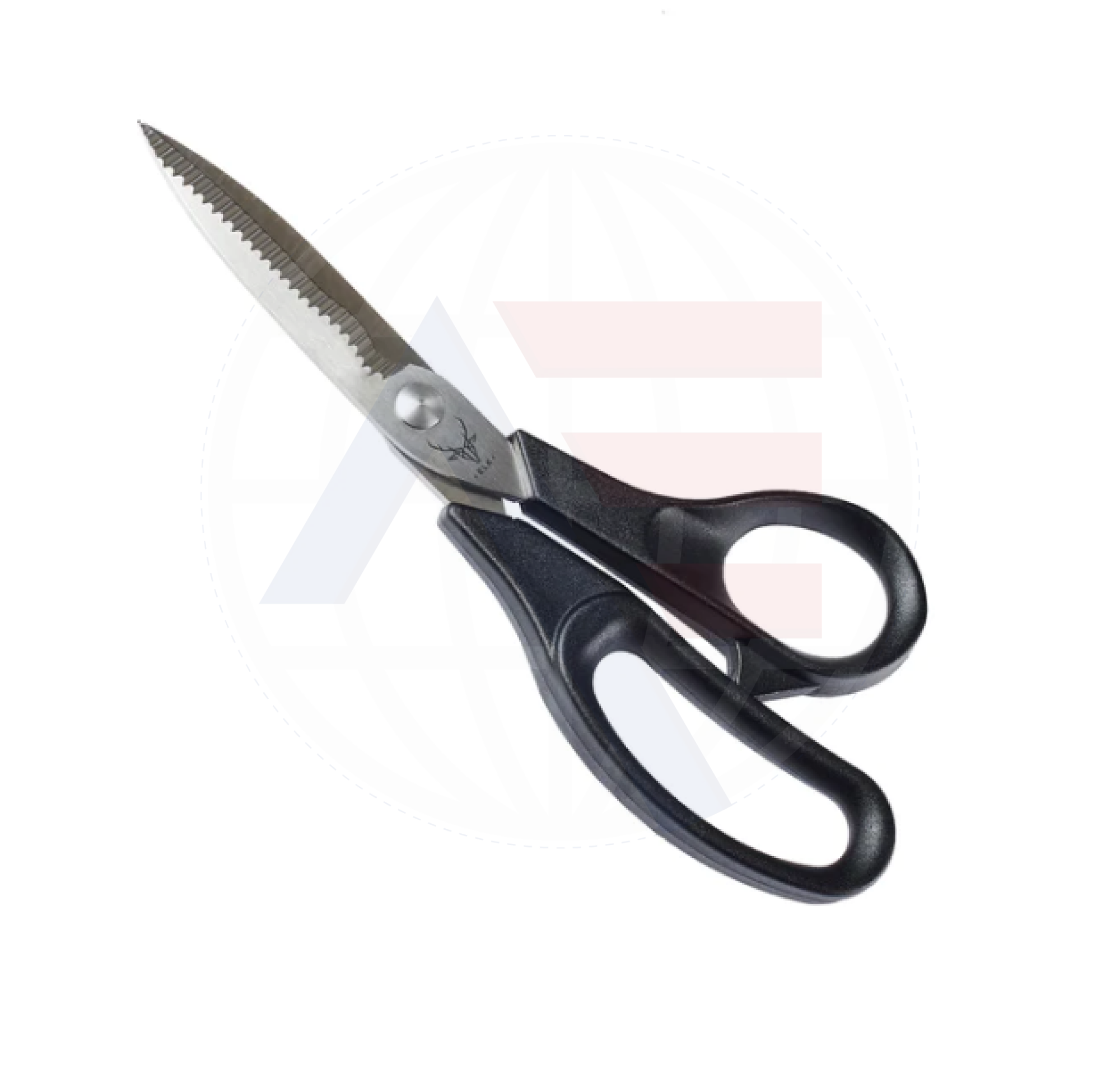 Elk 19.5Cm Serrated Kitchen Scissors