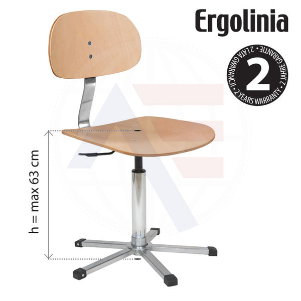 Ergolinia Evo4 Plywood Industrial Rotary Chair