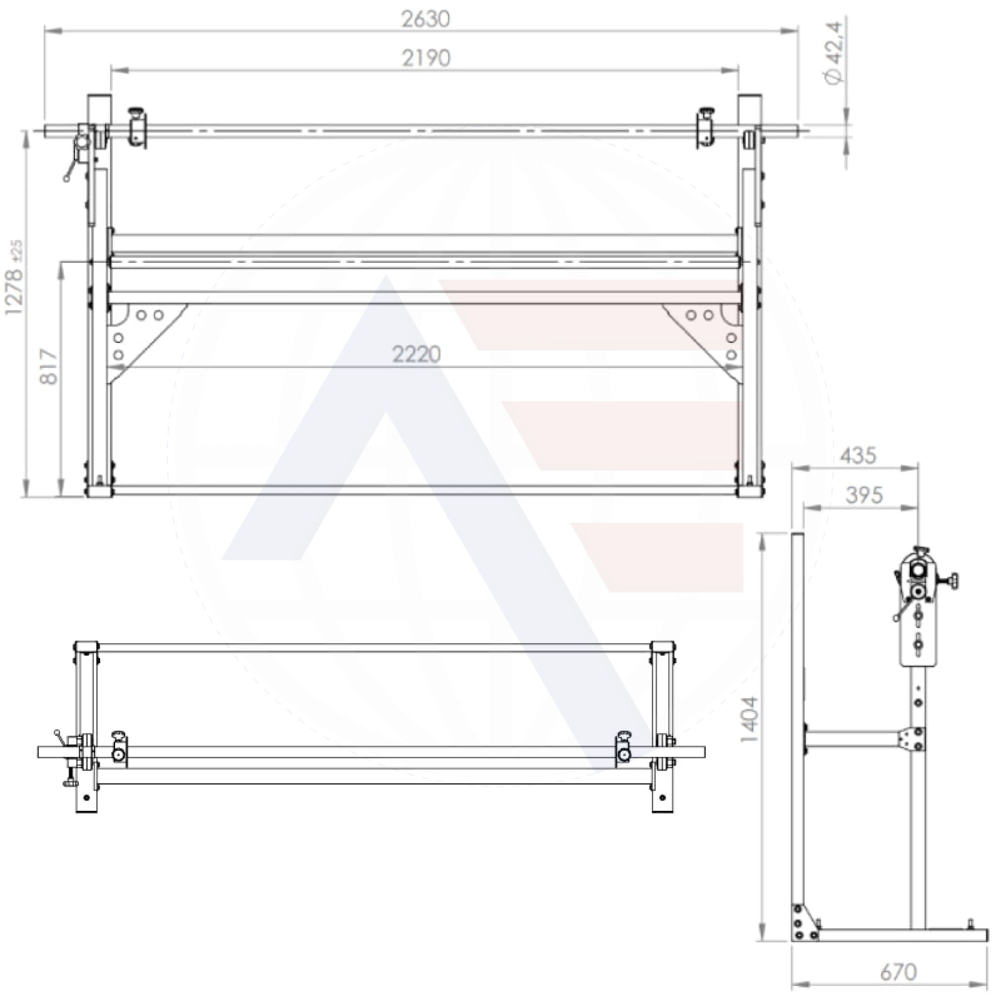 Rexel Ls-1/pc Roll Rack (Wall-Mounted) Material Handling