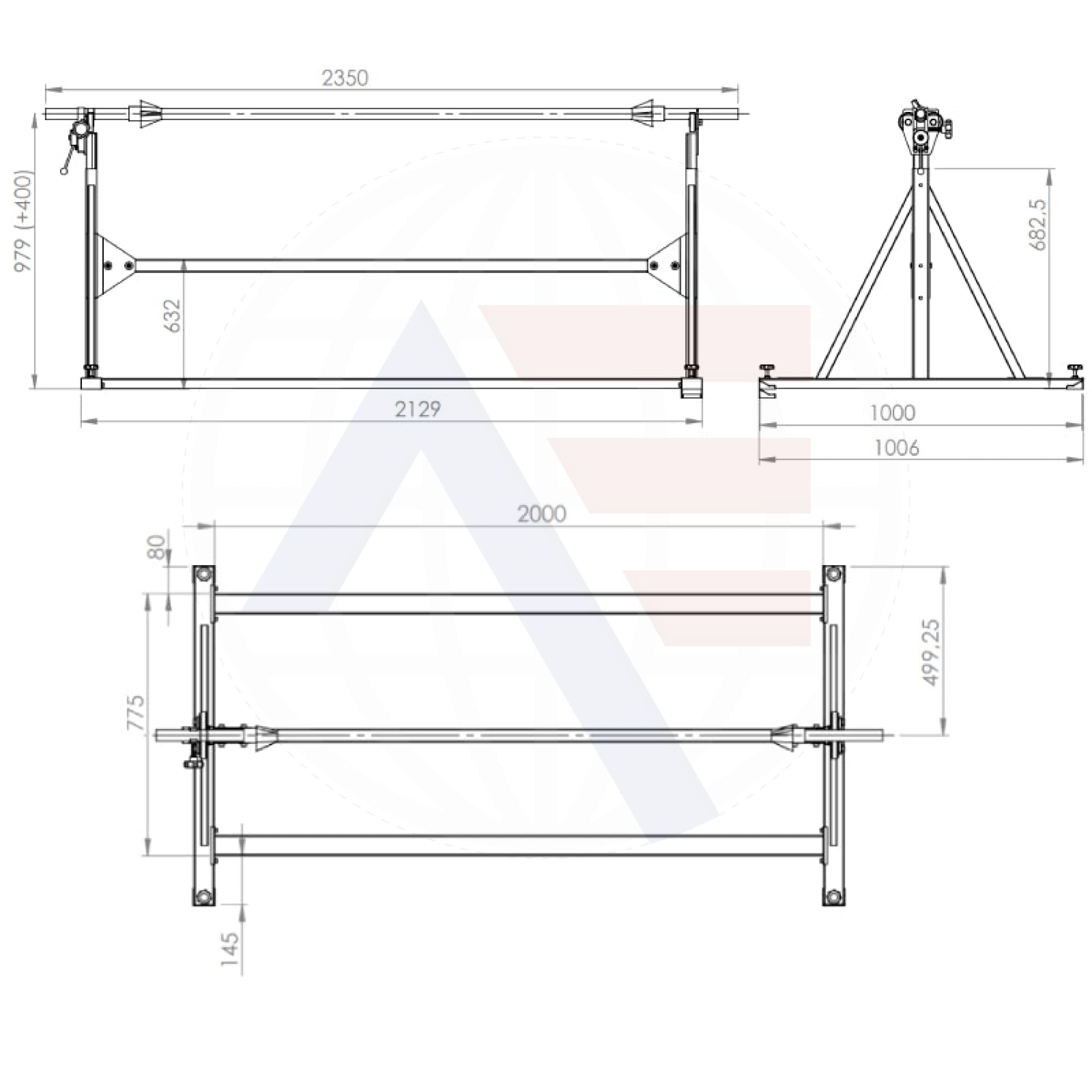 Rexel Ls-1/w Roll Rack (60Kg Weight Capacity) Material Handling