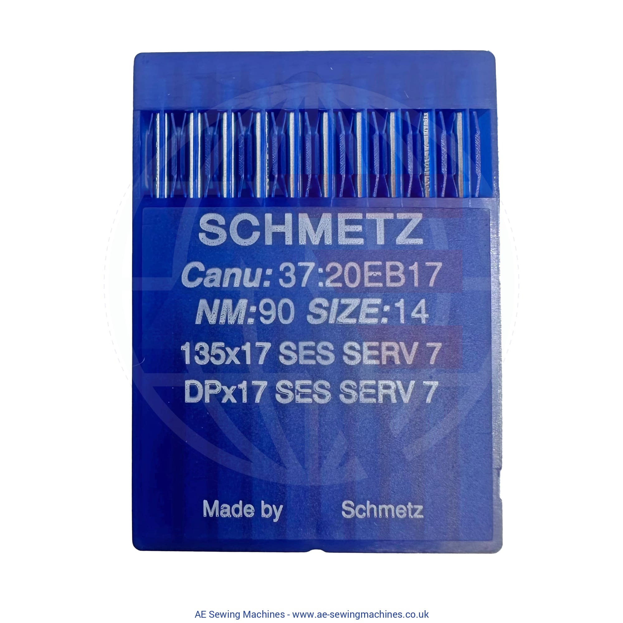 Schmetz 135X17Ses Serv7 Reinforced Light Ball Point Needles 90 Sewing Machine