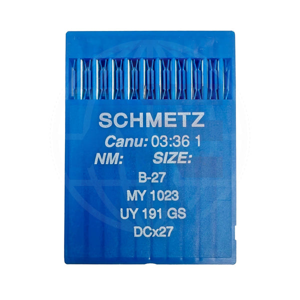 Schmetz B27 Regular Point Needles [Packet Of 10 Needles] Sewing Machine